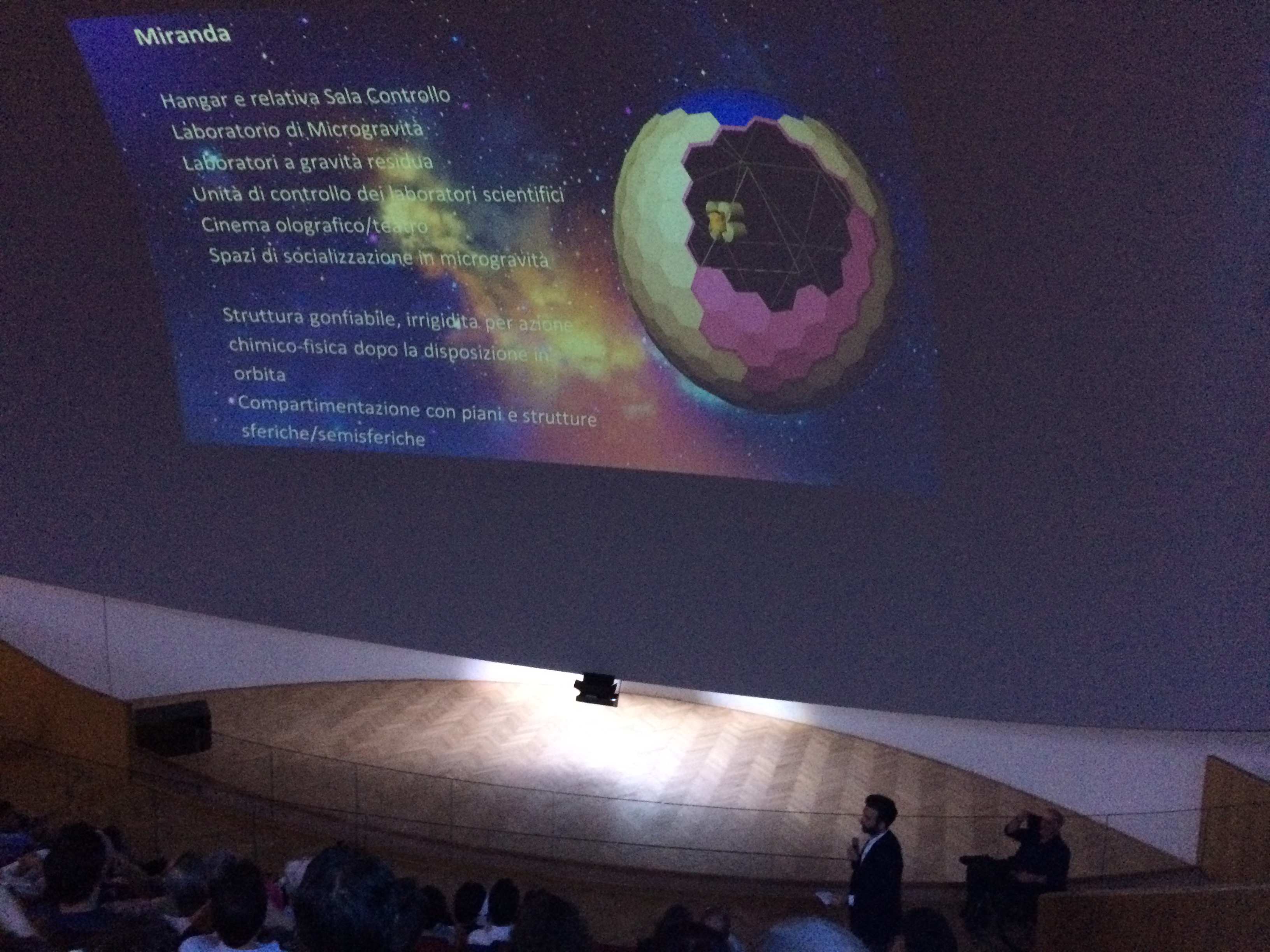 Presentazione del progetto OrbiTecture alla Città della Scienza di Napoli