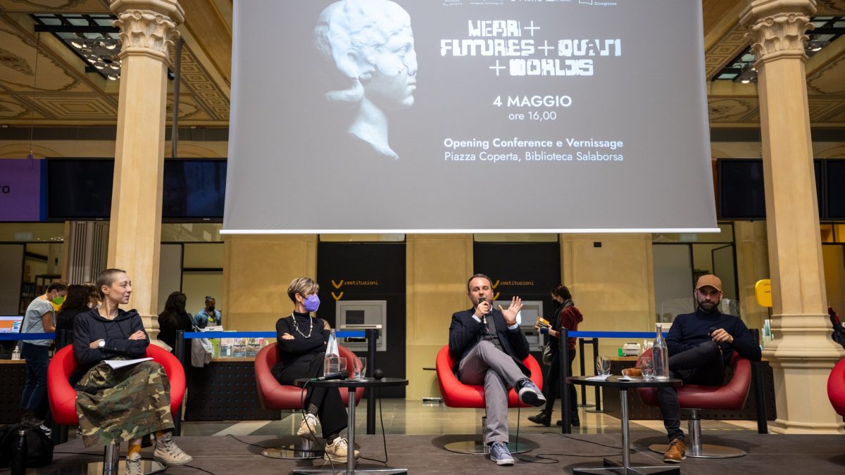 Presentazione della mostra NEAR + FUTURES + QUASI + WORLDS